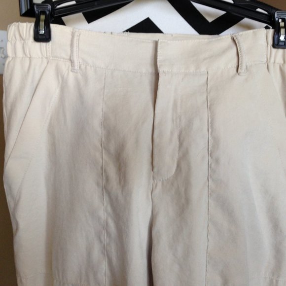 Nanette Lepore cream pants, polyester blend, Size 2, Retail $278.00 - Picture 2 of 9